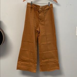 Anthro Chino Wide-leg pants